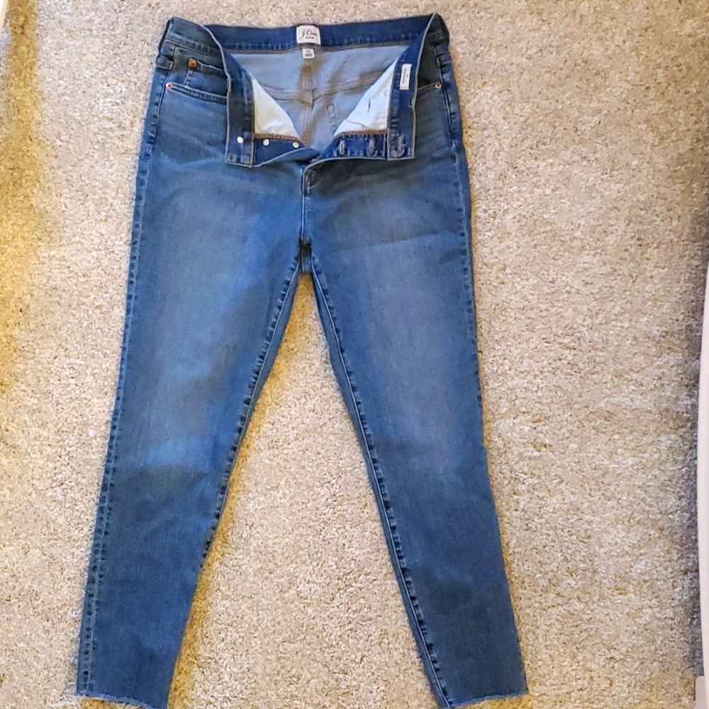 Madewell toothpick mid rise jeans